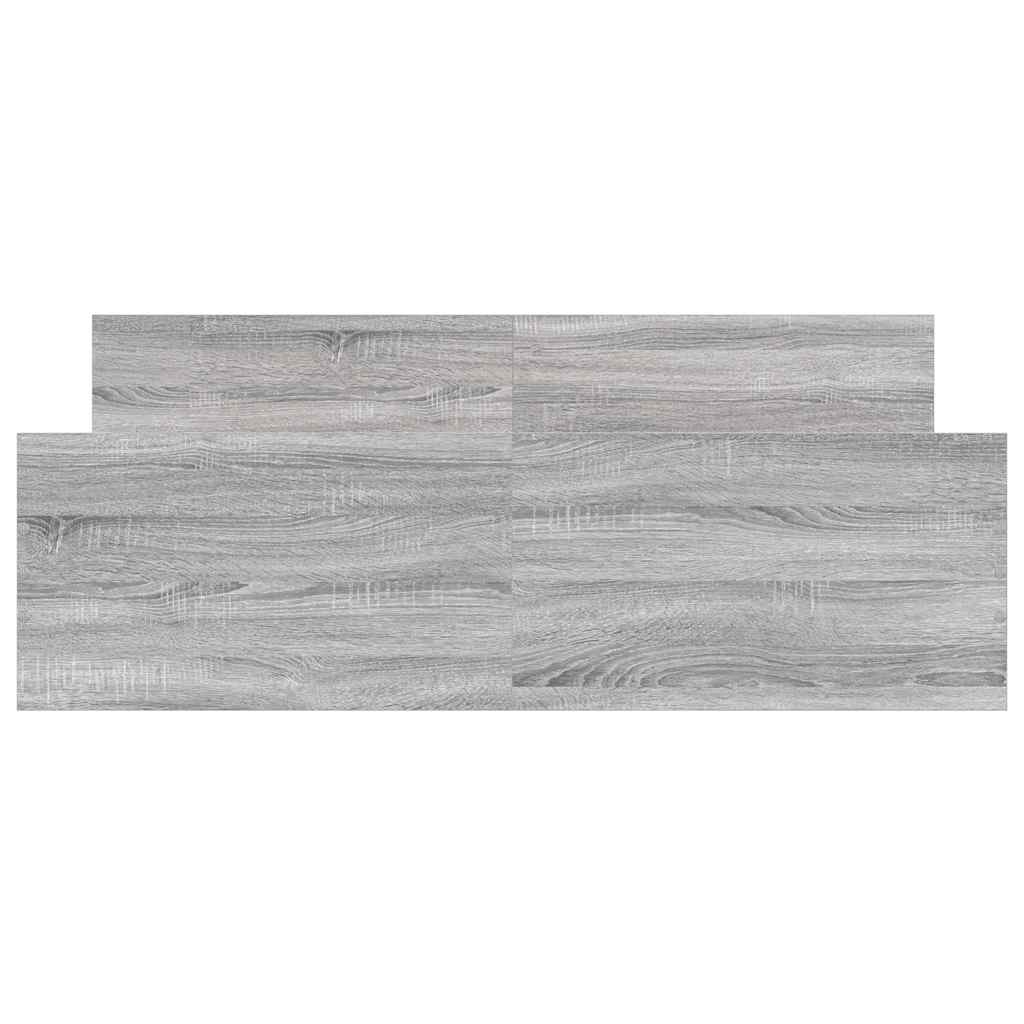 Giroletto con Testiera e Pediera Grigio Sonoma 120x190 cm