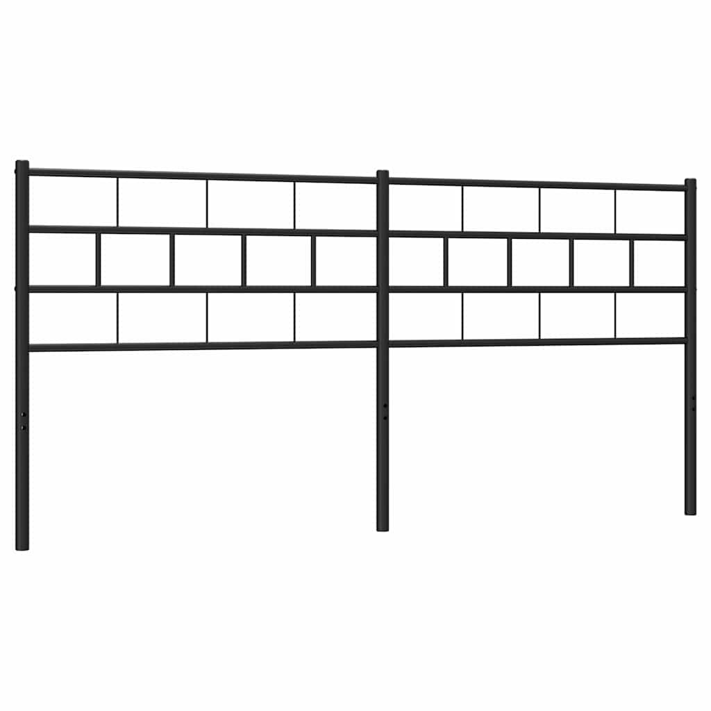 Testiera di Ricambio in Metallo Nero 193 cm