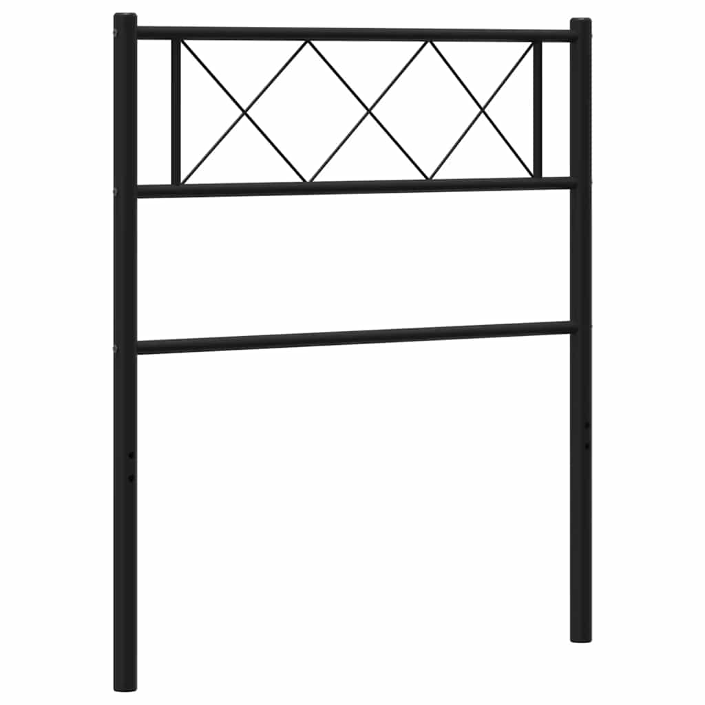 Testiera di Ricambio in Metallo Nero 100 cm