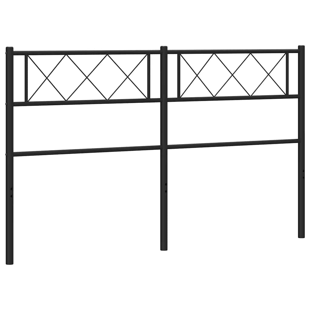 Testiera di Ricambio in Metallo Nero 150 cm