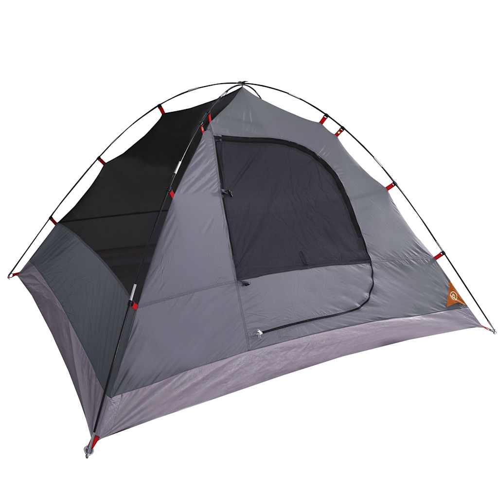 Tenda da Campeggio a Cupola 3 Persone Arancione Impermeabile