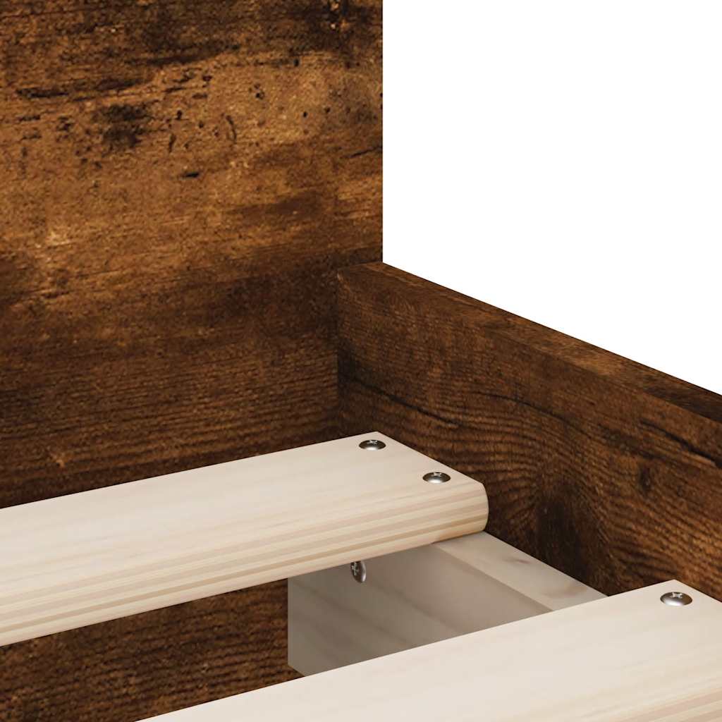 Giroletto con Cassetti Rovere Fumo 100x200 cm