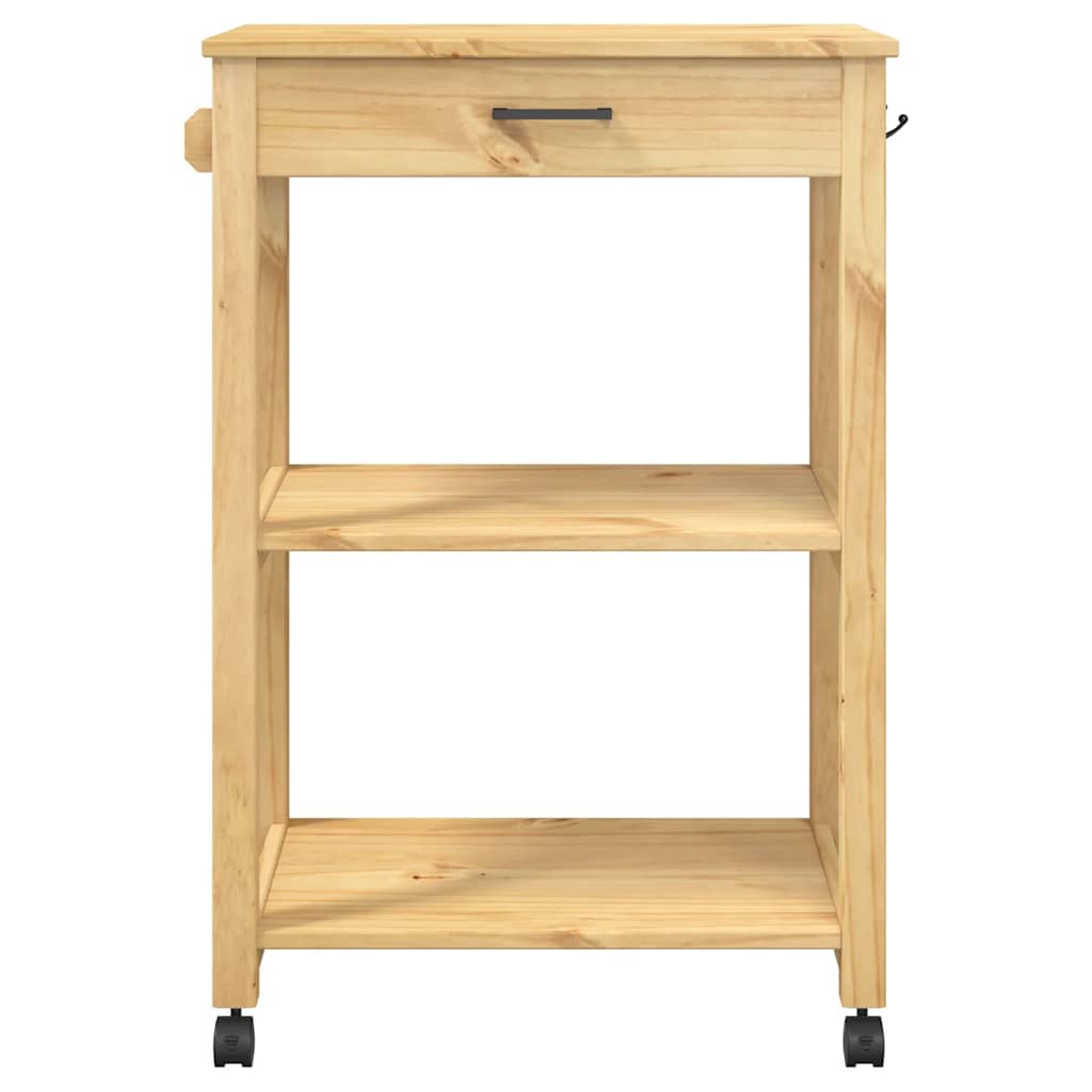 Carrello da Cucina MONZA 60x40x88,5 cm Ambra Cera