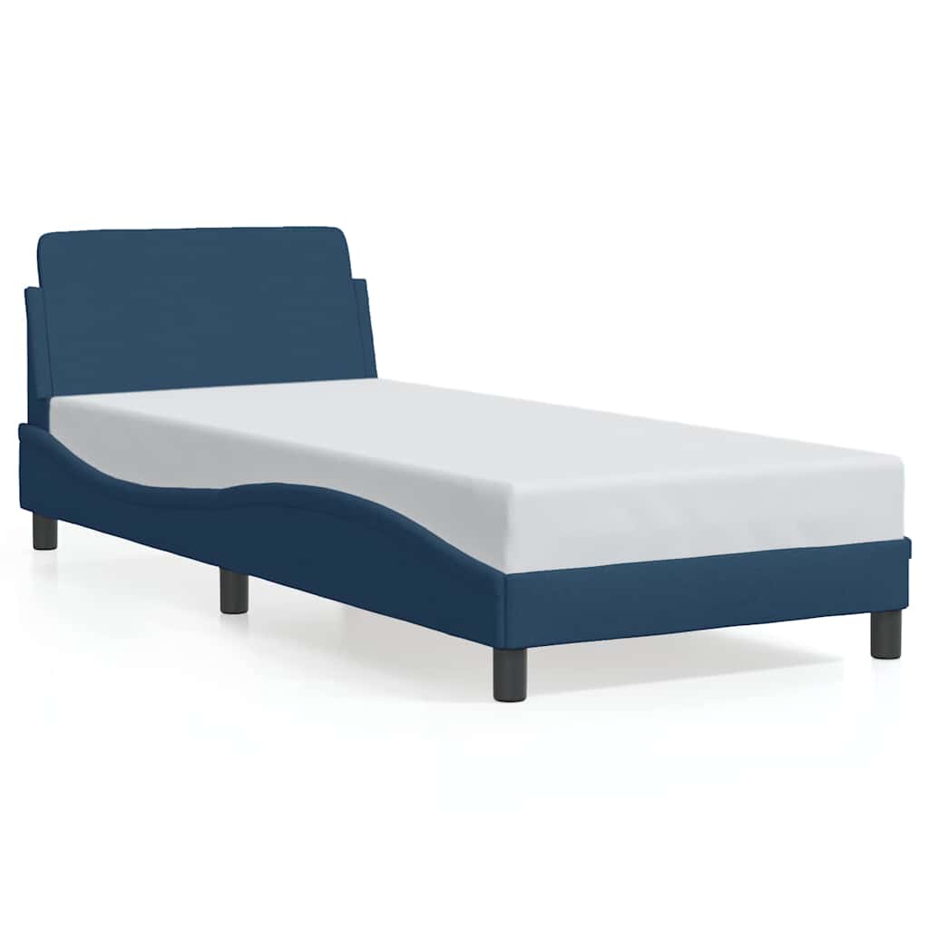 Giroletto con Testiera Dover Blu 80x200 cm Tessuto