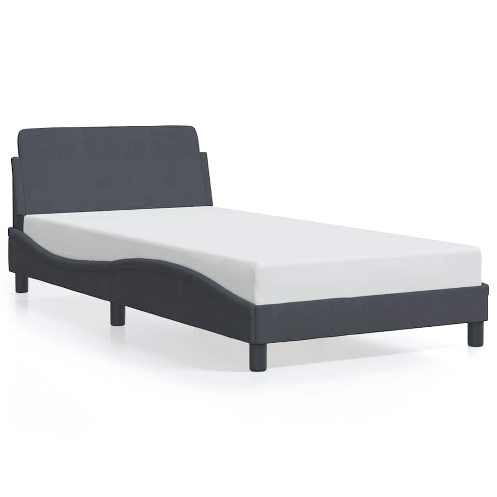 Giroletto Dover Grigio Scuro 100x200 cm Velluto