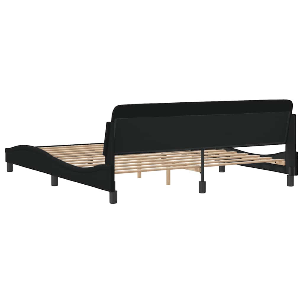 Giroletto Dover Nero 180x200 cm in Tessuto