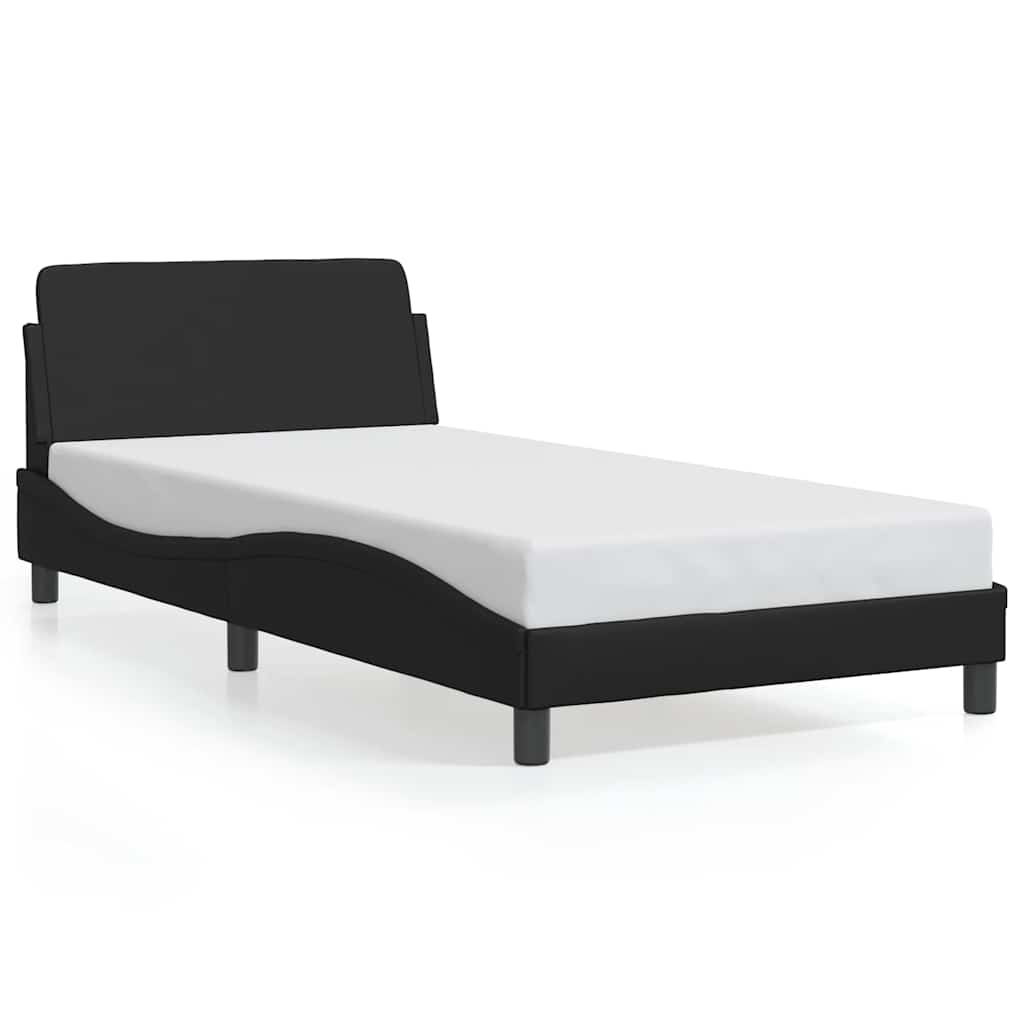 Giroletto Dover Nero 100x190 cm in Similpelle