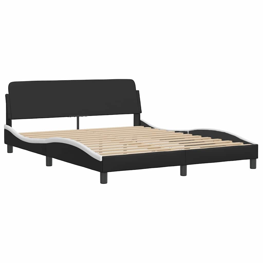 Giroletto Dover Nero e Bianco 152x203 cm in Similpelle
