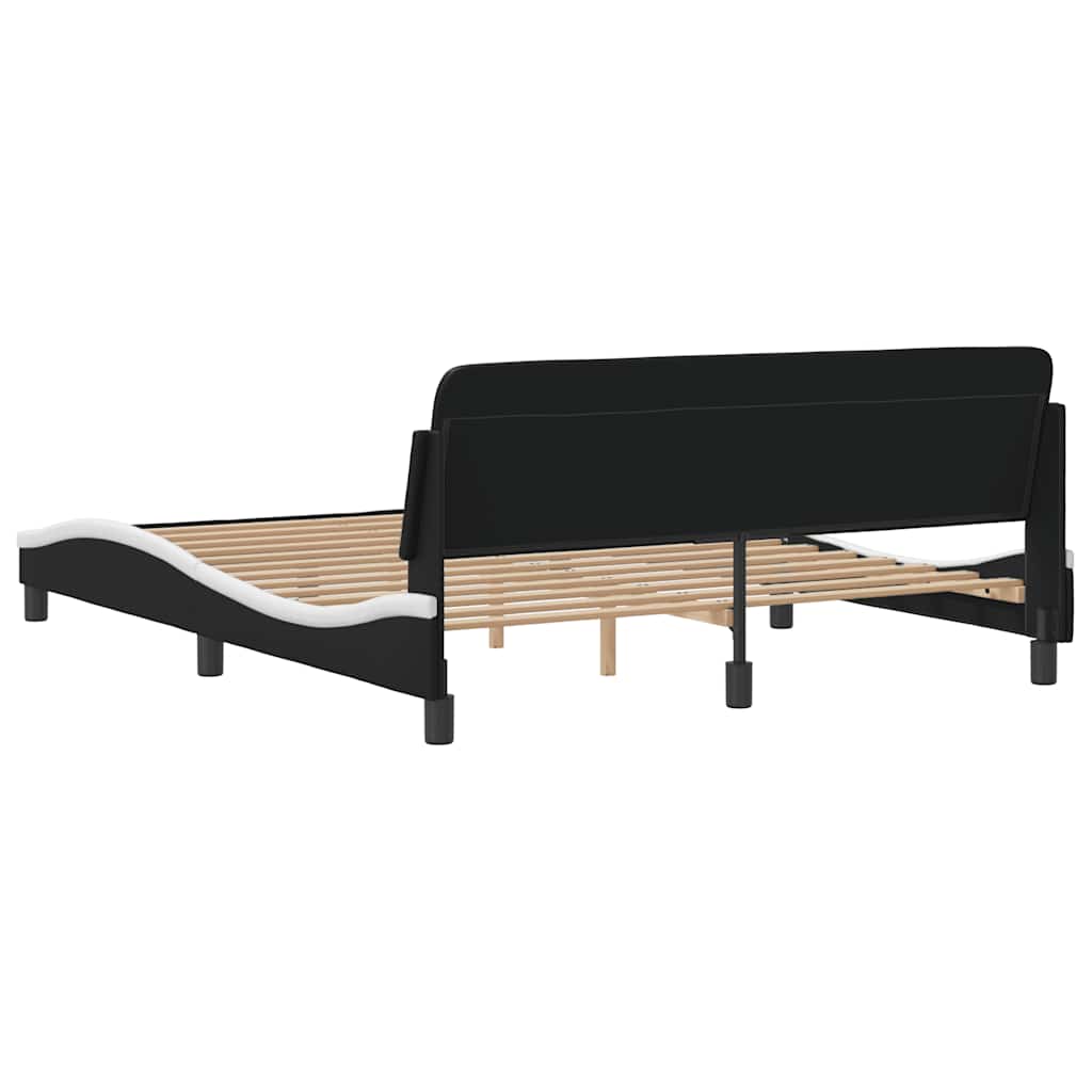 Giroletto Dover Nero e Bianco 152x203 cm in Similpelle
