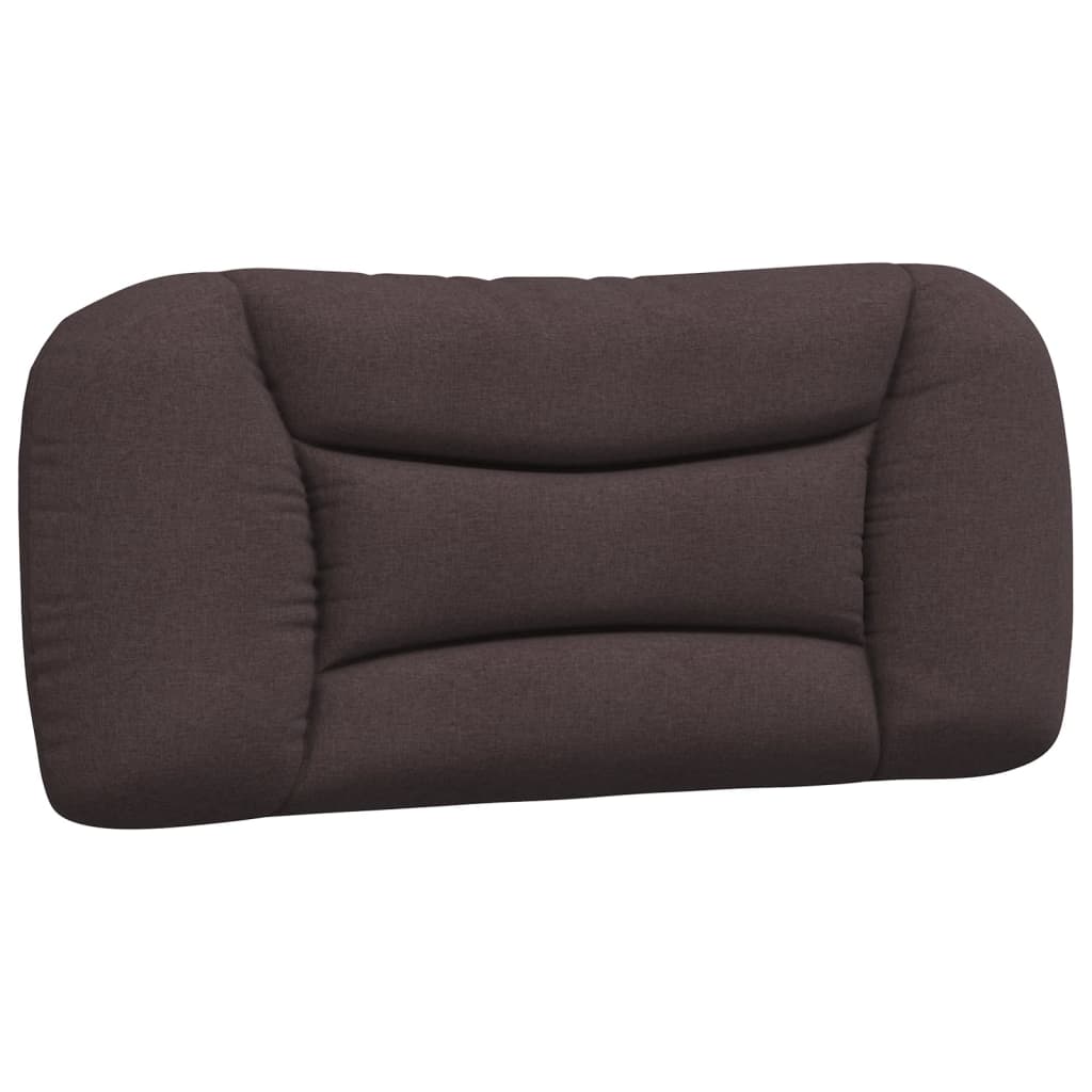 Cuscino Testiera Hvar Marrone Scuro 90 cm in Tessuto