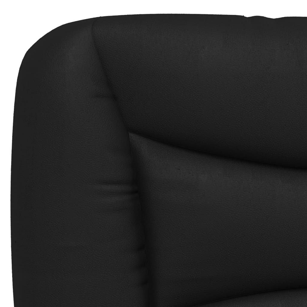 Cuscino Testiera Hvar Nero 90 cm in Similpelle