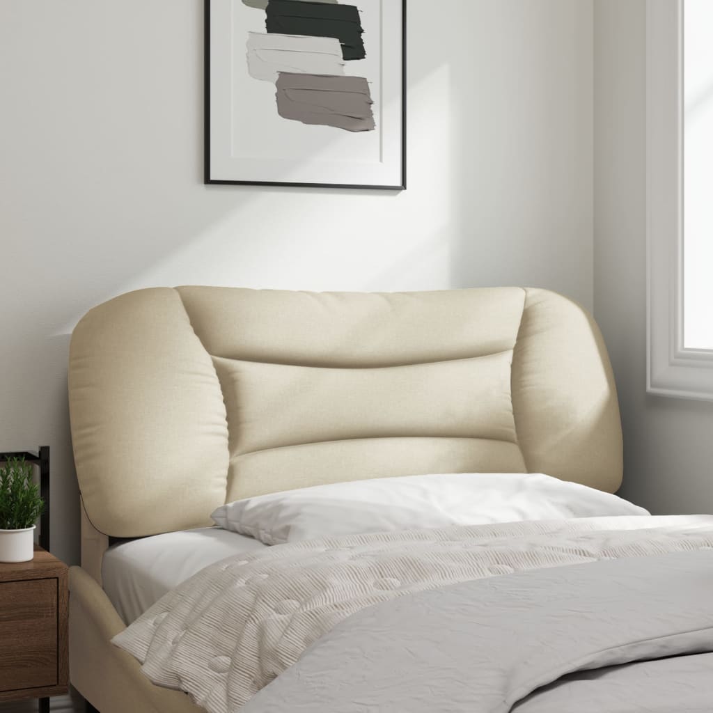 Cuscino Testiera Hvar Crema 100 cm in Tessuto