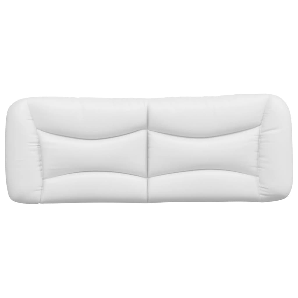 Cuscino Testiera Hvar Bianco 120 cm in Similpelle