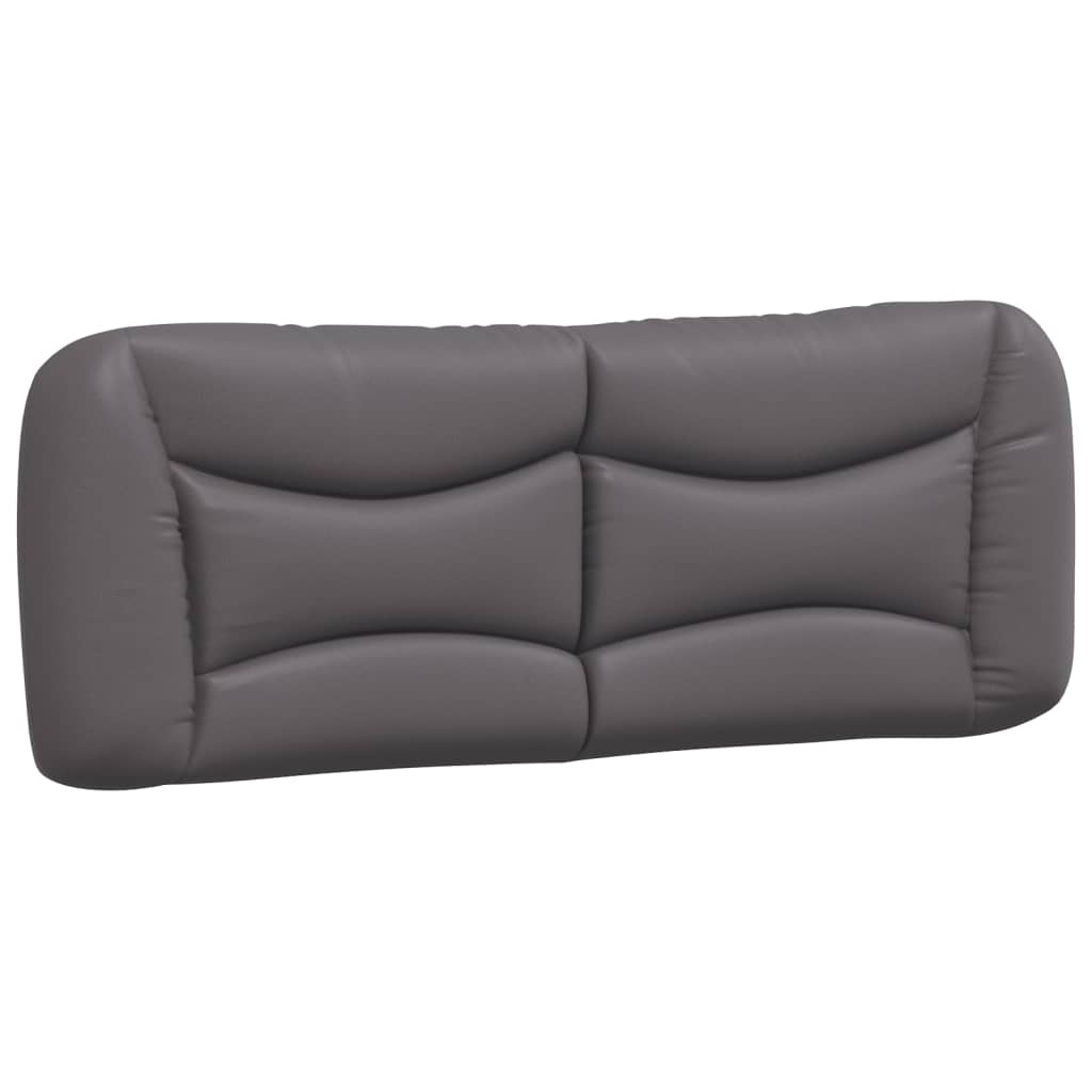 Cuscino Testiera Hvar Grigio 140 cm in Similpelle