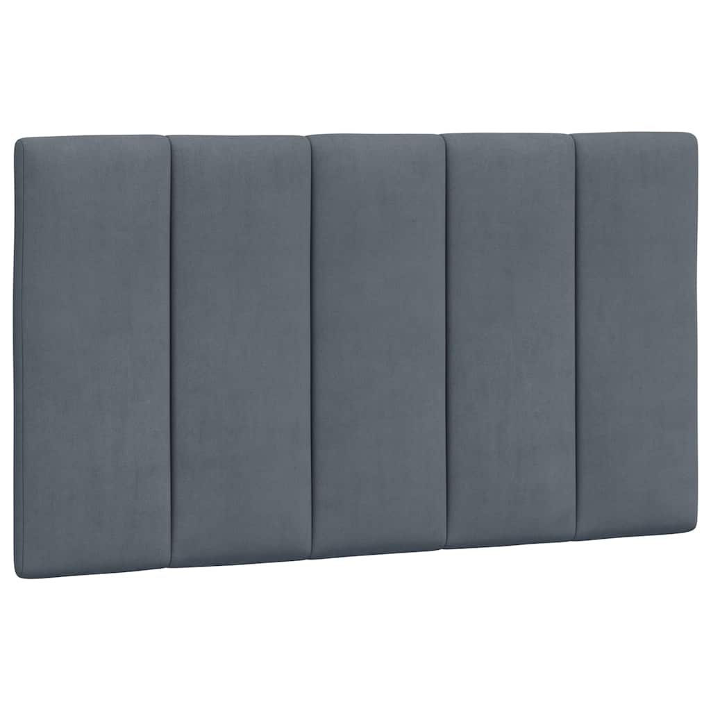 Cuscino Testiera Hanko Grigio Scuro 80 cm in Velluto