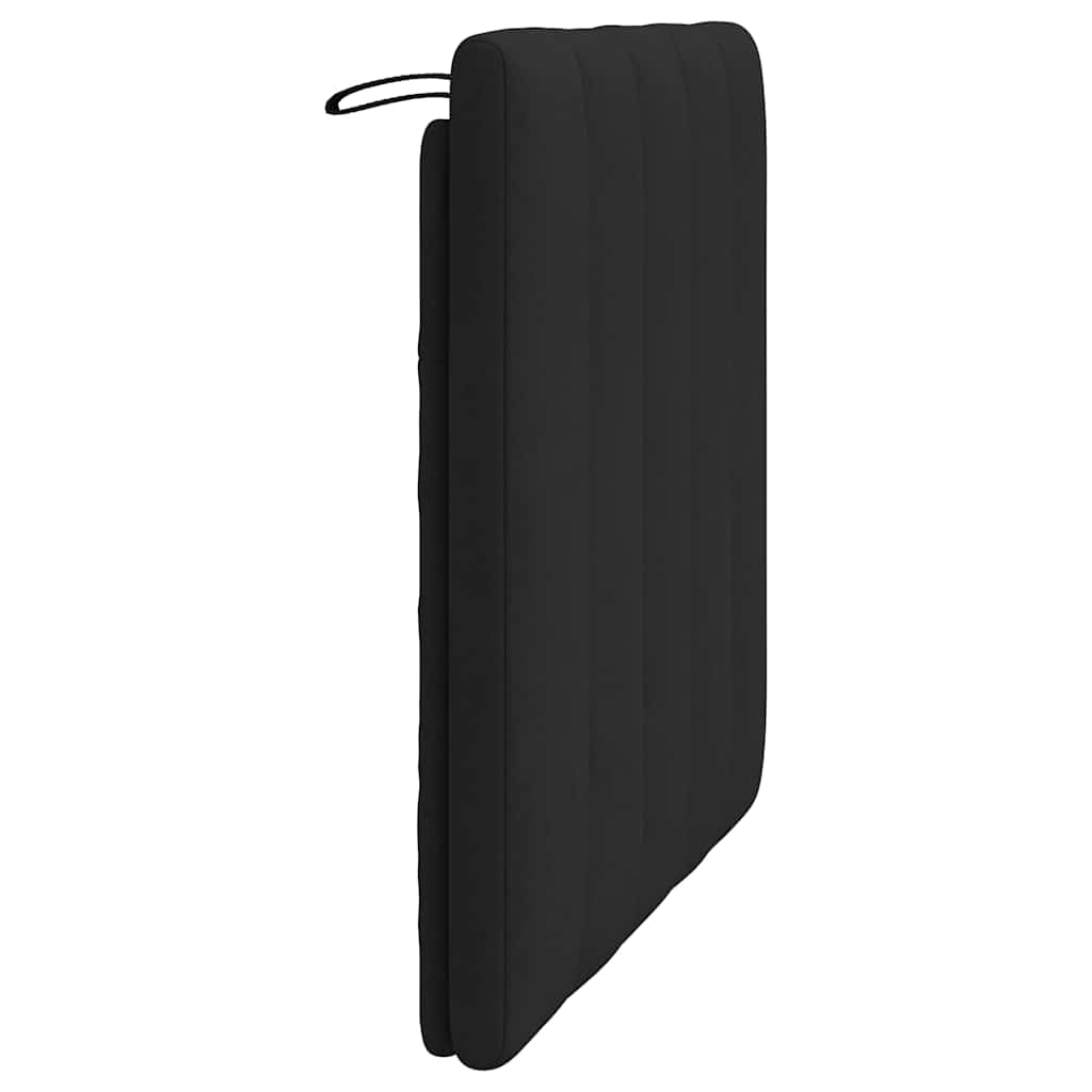 Cuscino Testiera Hanko Nero 90 cm in Velluto