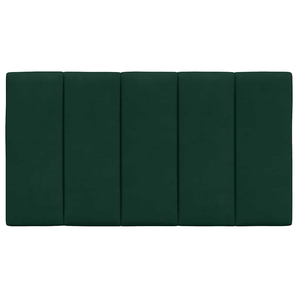 Cuscino Testiera Hanko Verde Scuro 90 cm in Velluto