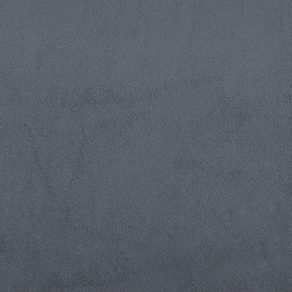 Cuscino Testiera Hanko Grigio Scuro 180 cm in Velluto