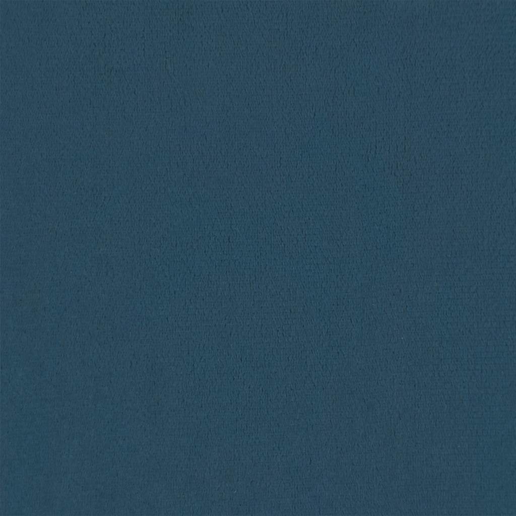 Cuscino Testiera Blu 90 cm in Velluto