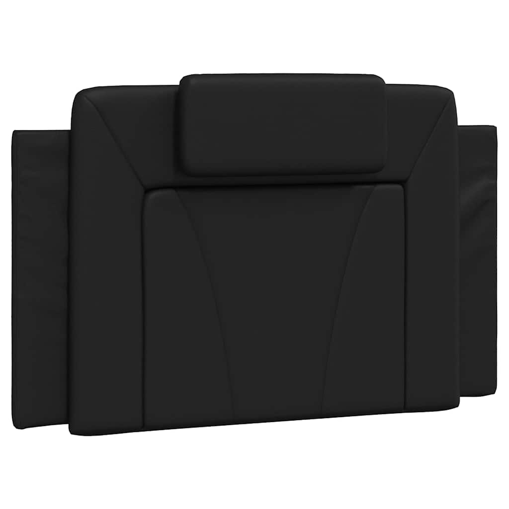 Cuscino Testiera Viana Nero 90 cm in Similpelle