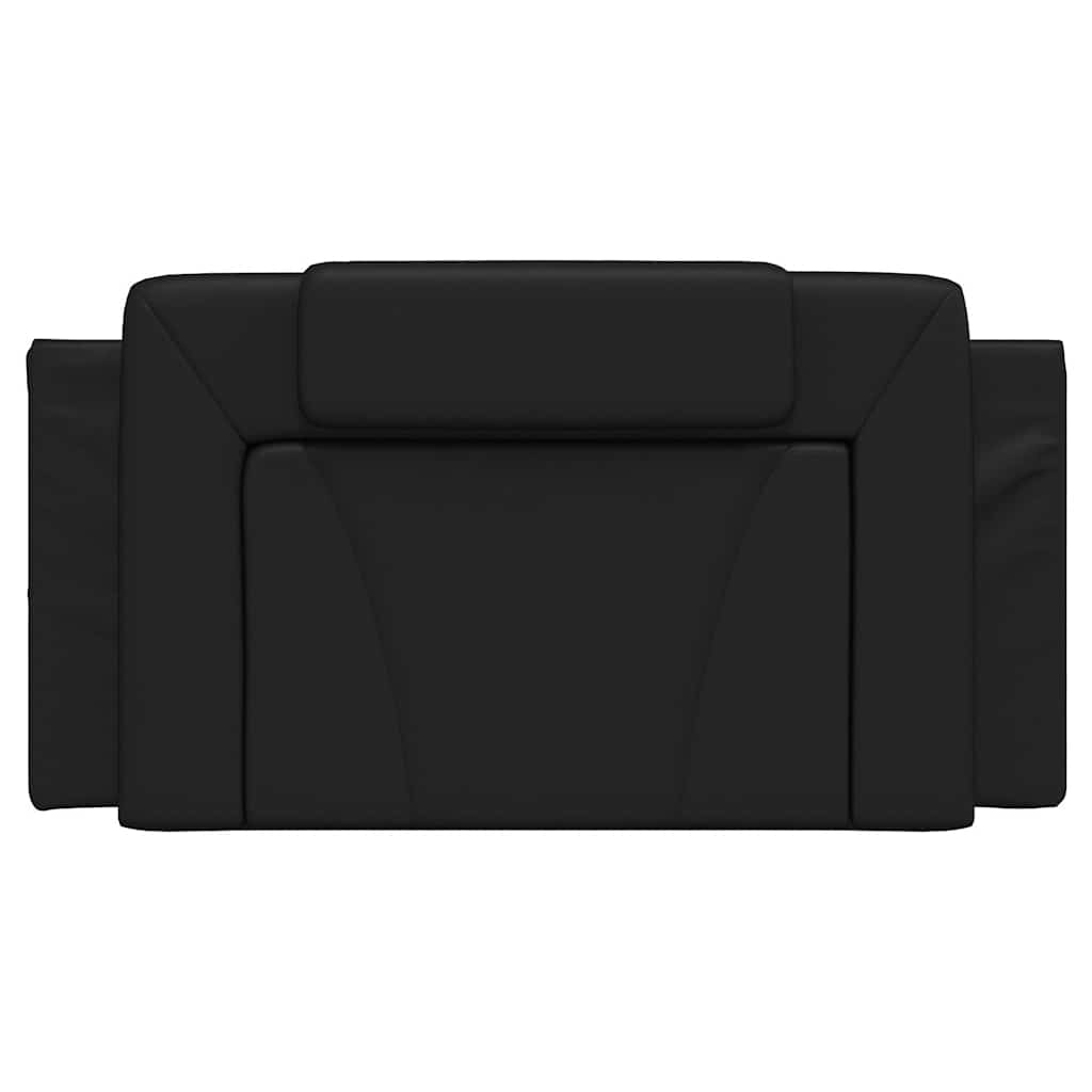 Cuscino Testiera Viana Nero 100 cm in Similpelle