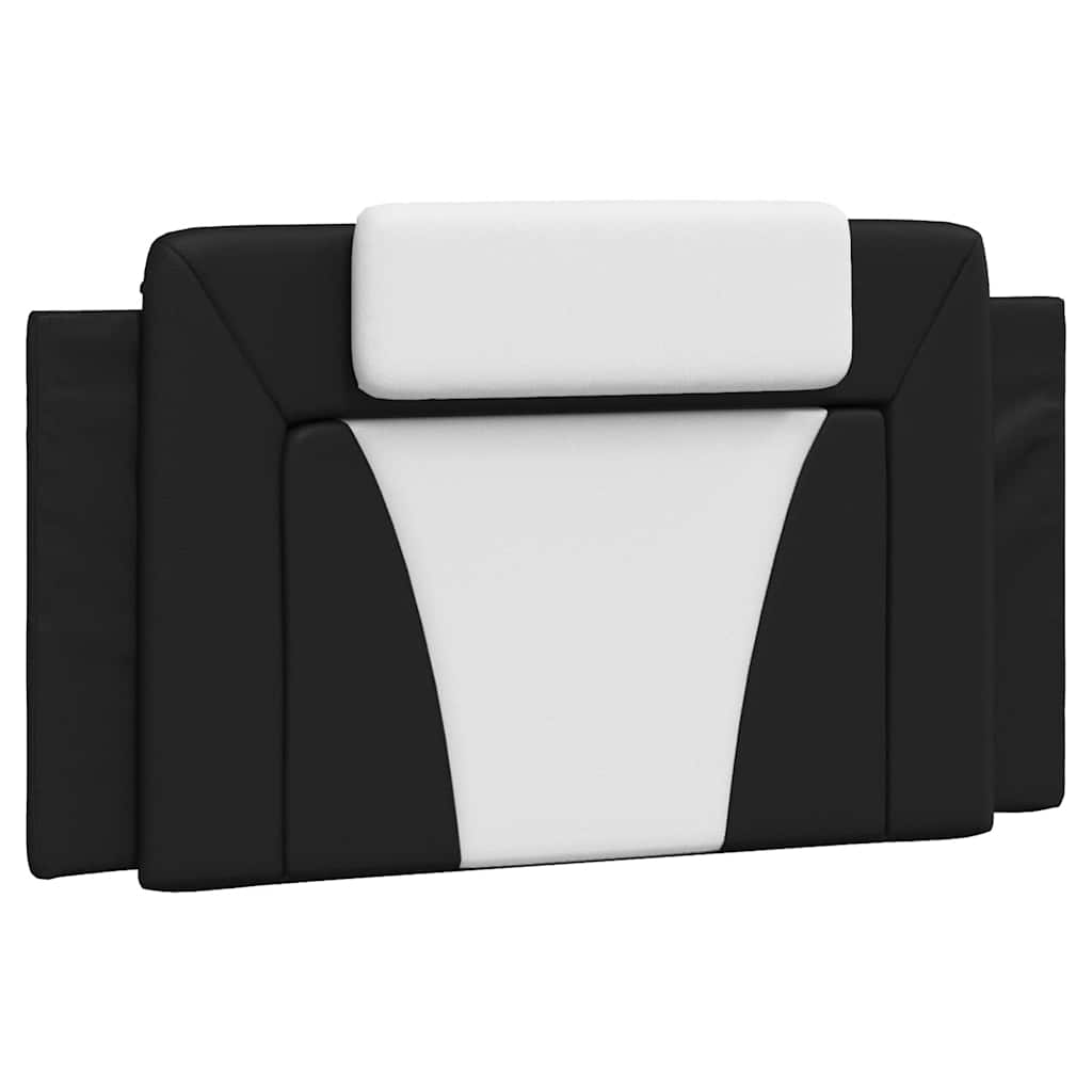 Cuscino Testiera Viana Nero e Bianco 100 cm in Similpelle