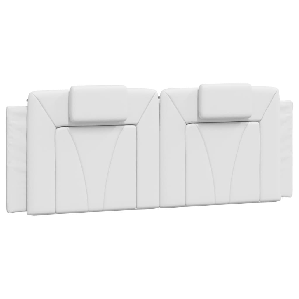 Cuscino Testiera Viana Bianco 140 cm in Similpelle