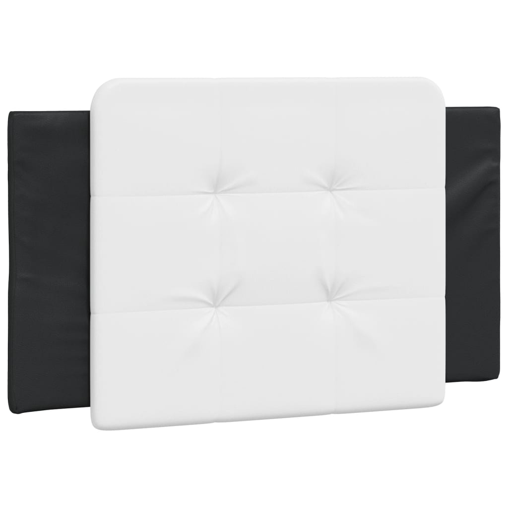 Cuscino Testiera Zadar Nero e Bianco 80 cm in Similpelle