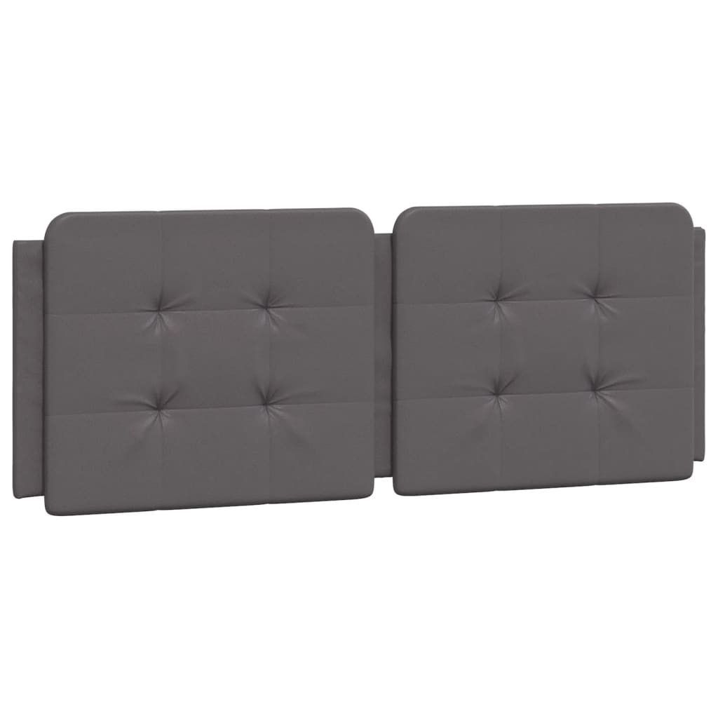 Cuscino Testiera Zadar Grigio 120 cm in Similpelle