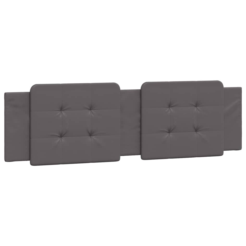 Cuscino Testiera Zadar Grigio 180 cm in Similpelle