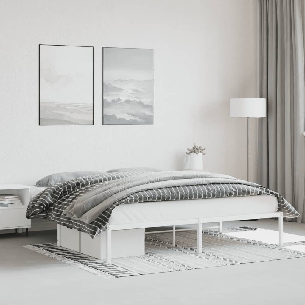Giroletto Metallo Bianco 180x200 cm