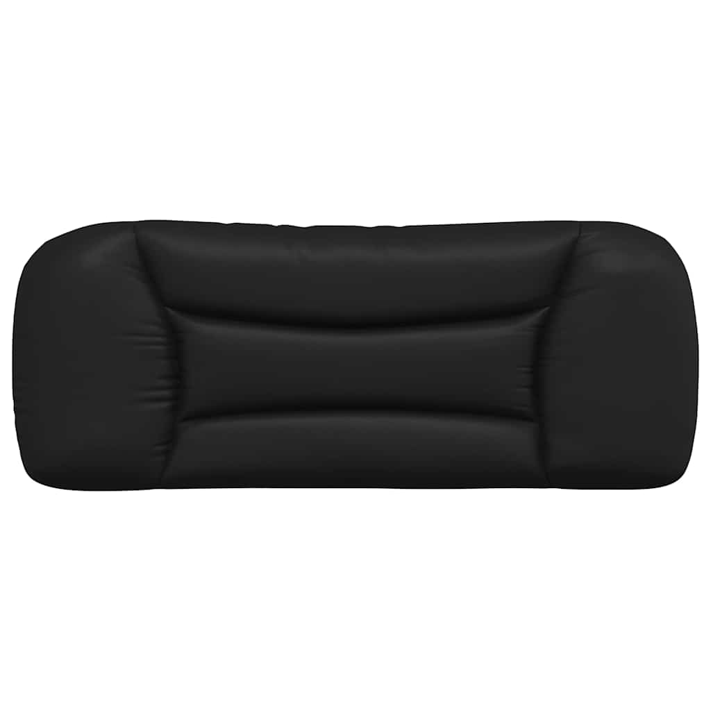 Cuscino testiera Hvar Nero 100 cm in Similpelle