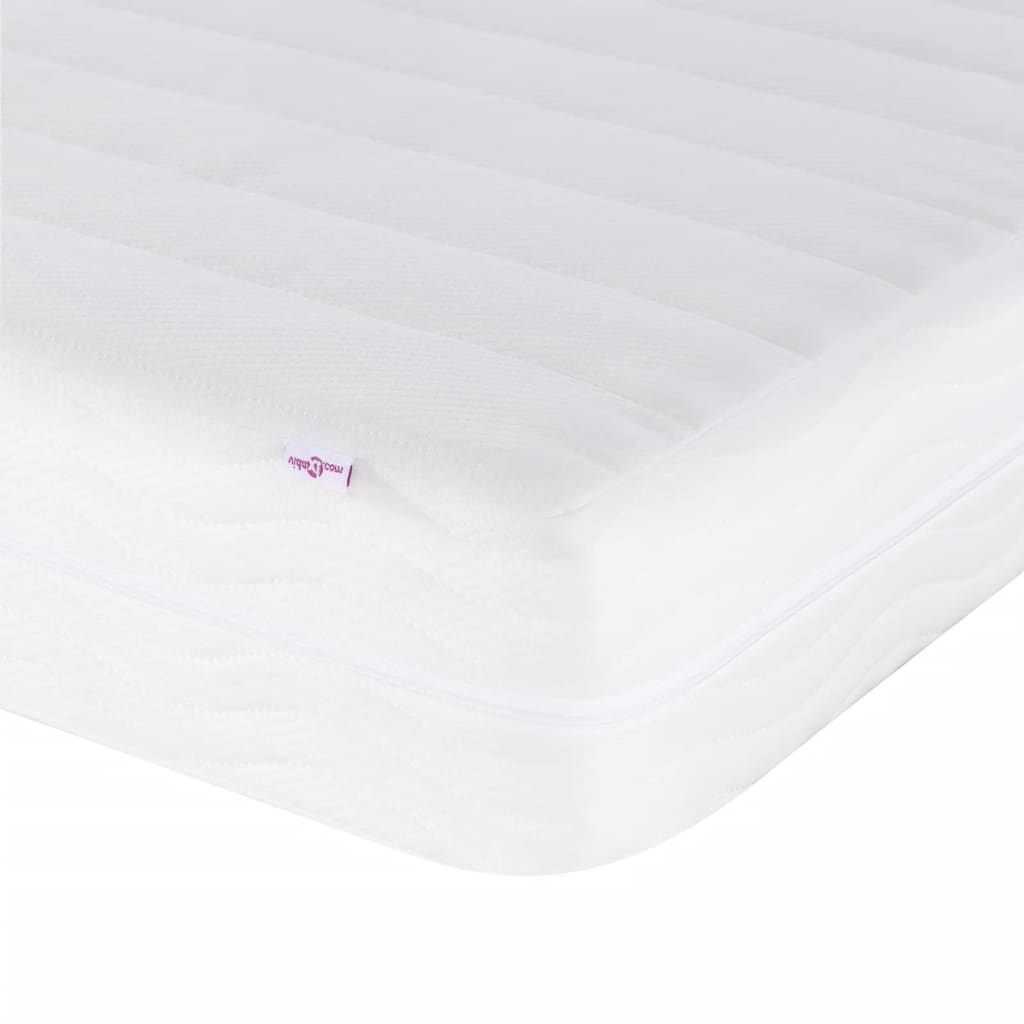 Letto con Materasso Hvar Bianco 80x200 cm in Similpelle