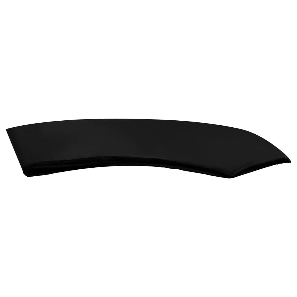 Bimini di Prua con Tendalino 2 Archi Nero 180x130x110 cm