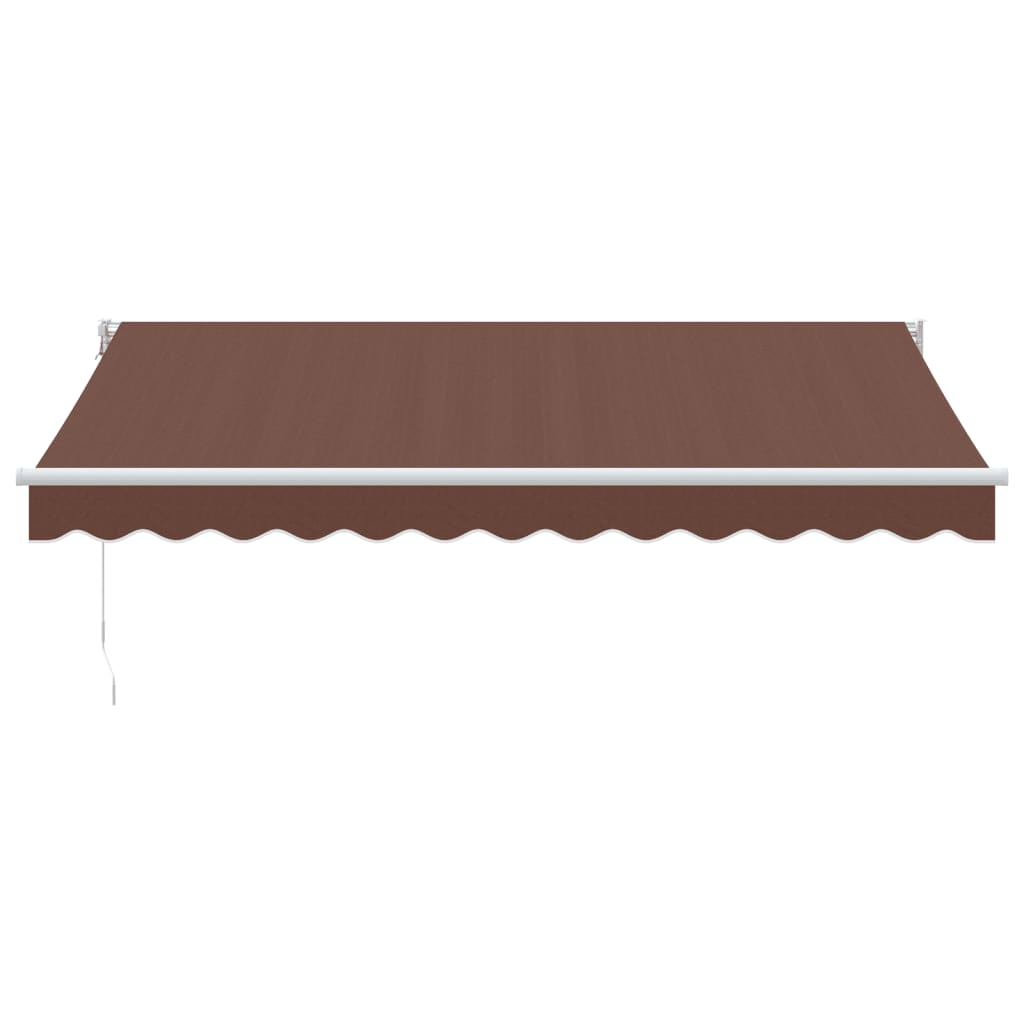 Tenda Sole Retrattile Manuale 350x250 cm Marrone