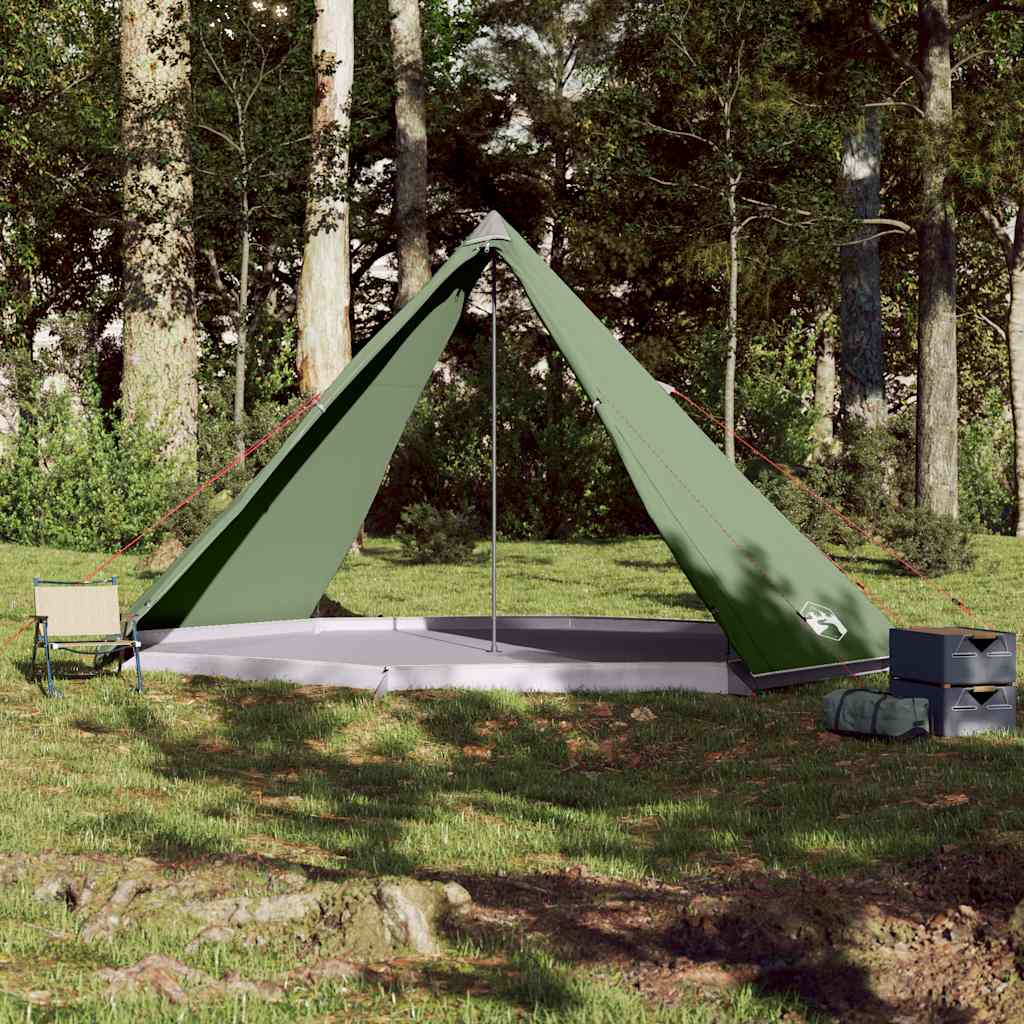 Tenda Familiare Tipi per 8 Persone Verde Impermeabile