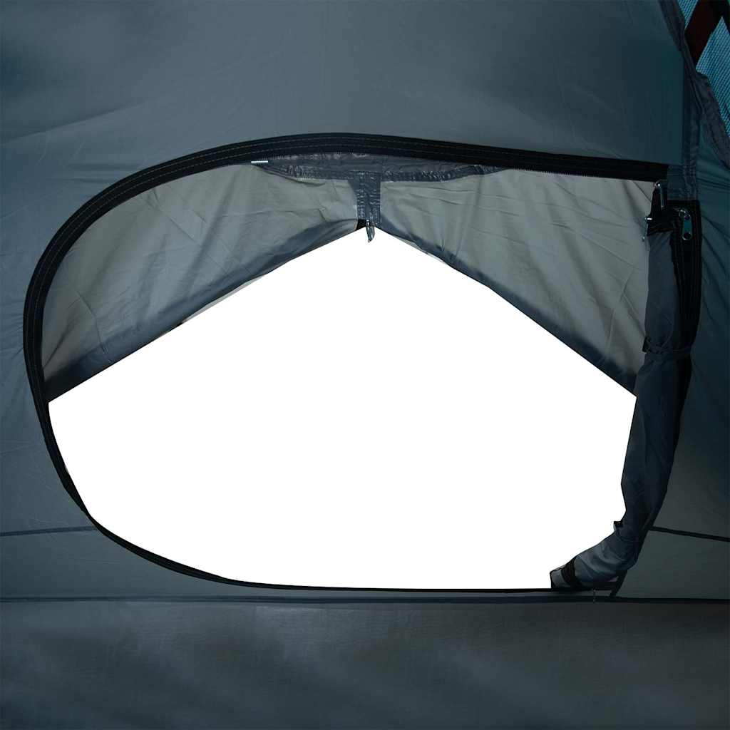 Tenda da Campeggio a Cupola per 4 Persone Blu Impermeabile