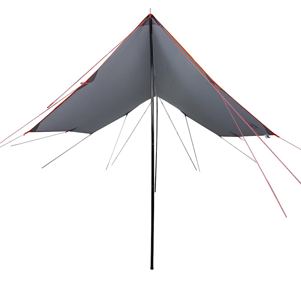 Telone da Campeggio Grigio e Arancione 460x305x210 cm Impermeabile