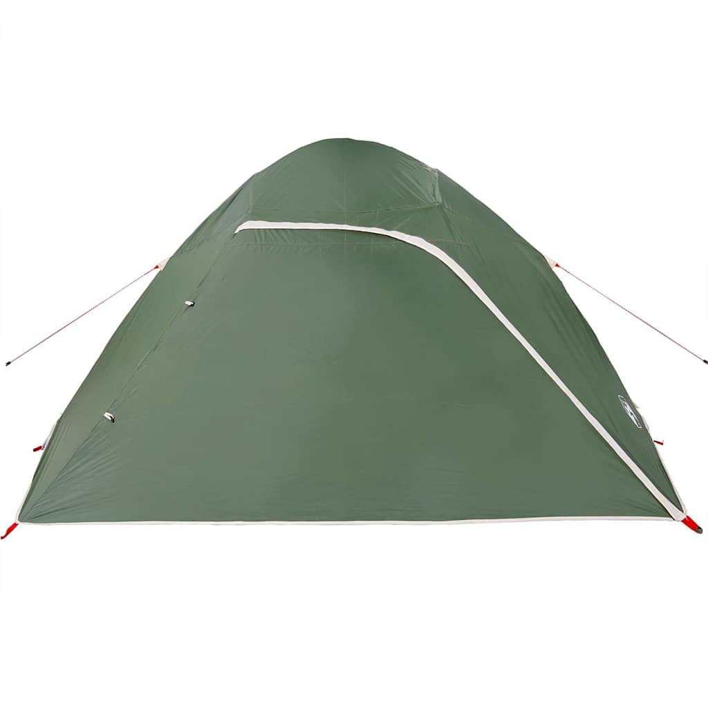 Tenda da Campeggio a Cupola per 4 Persone Verde Impermeabile