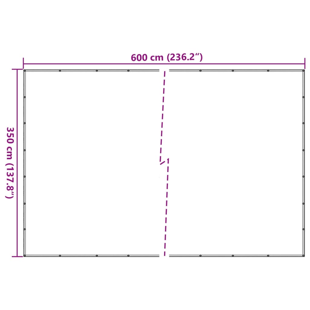 Rete per Rimorchio Verde 3,5x6 m HDPE