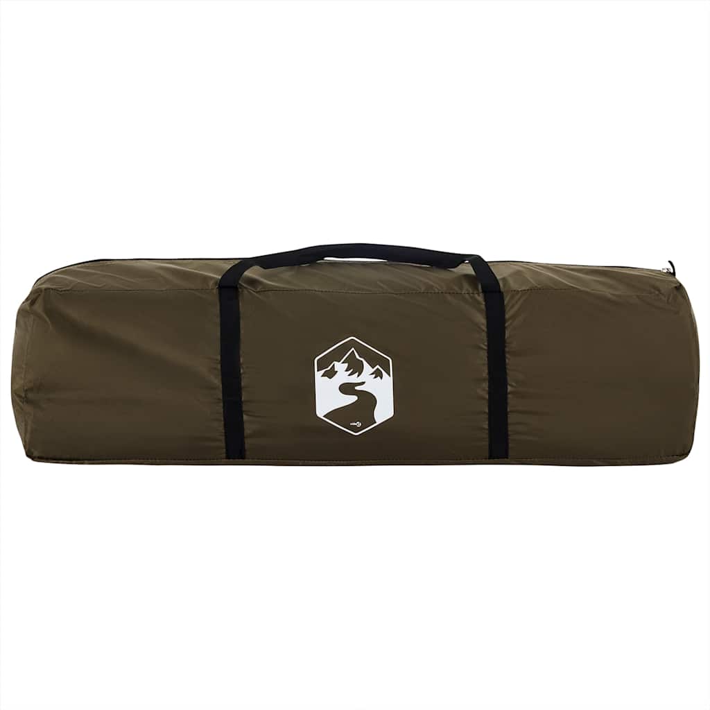 Tenda da Pesca per 5 Persone Verde Oliva Impermeabile