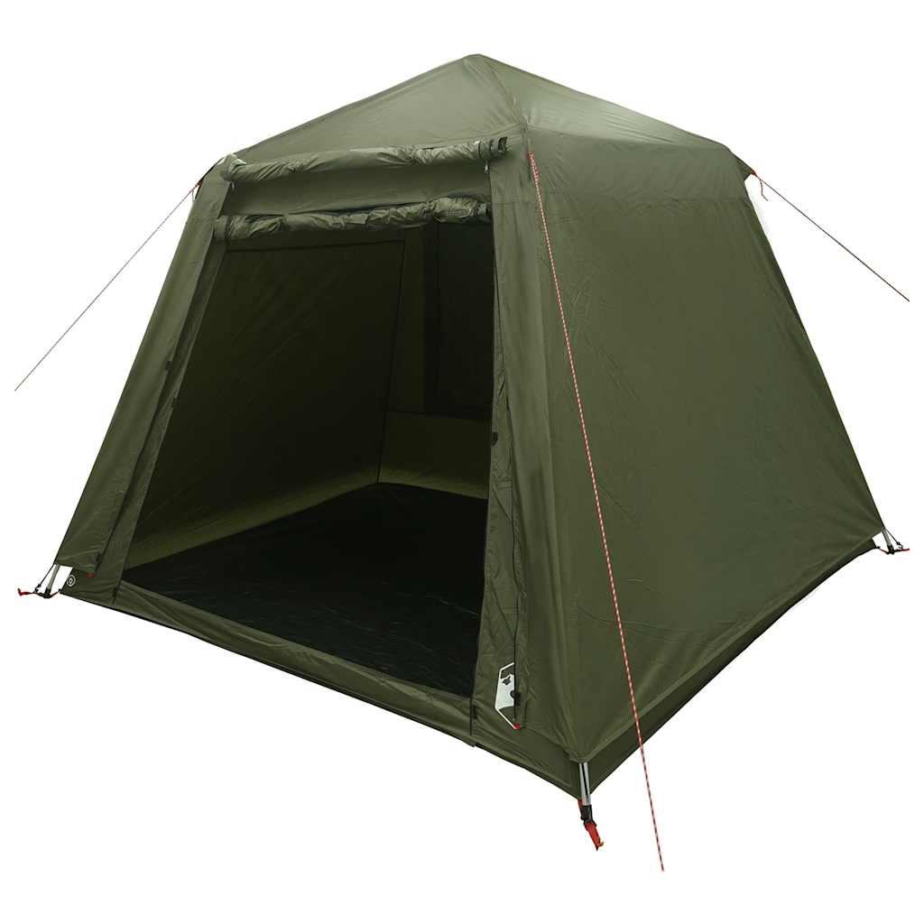Tenda da Pesca 4 Persone Verde Oliva a Rilascio Rapido