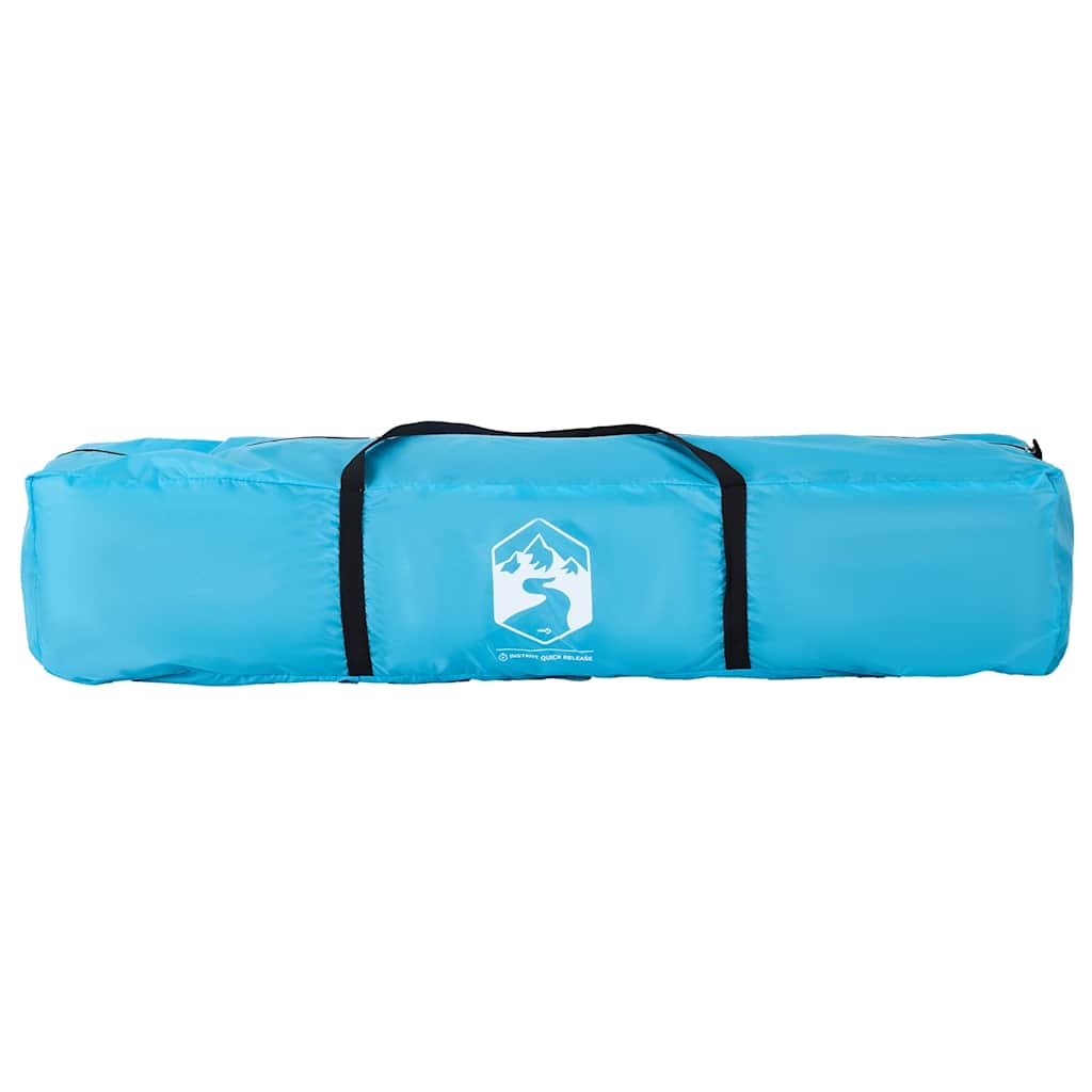 Tenda da Campeggio Cabina 4 Persone Blu a Rilascio Rapido