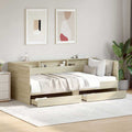 Divano Letto con Cassetti senza Materasso 75x190 cm