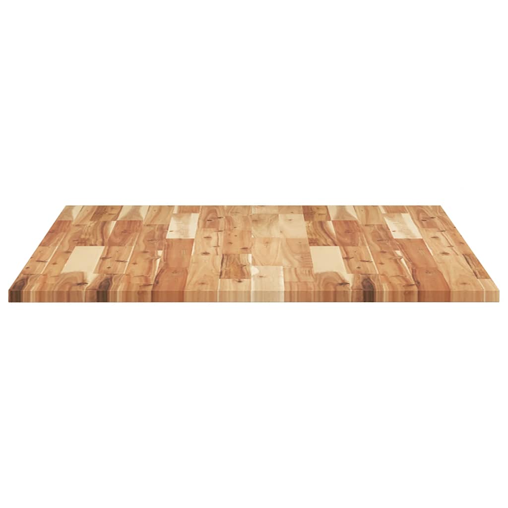 Piano Scrivania a Olio 100x80x2 cm Legno Massello Acacia