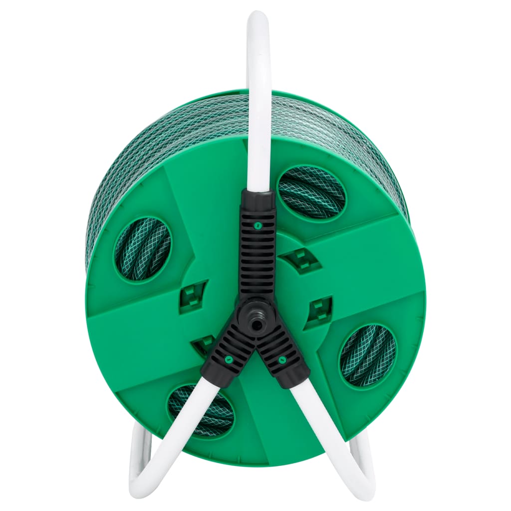 Avvolgitubo Verde Autoportante con Tubo 20 m PVC