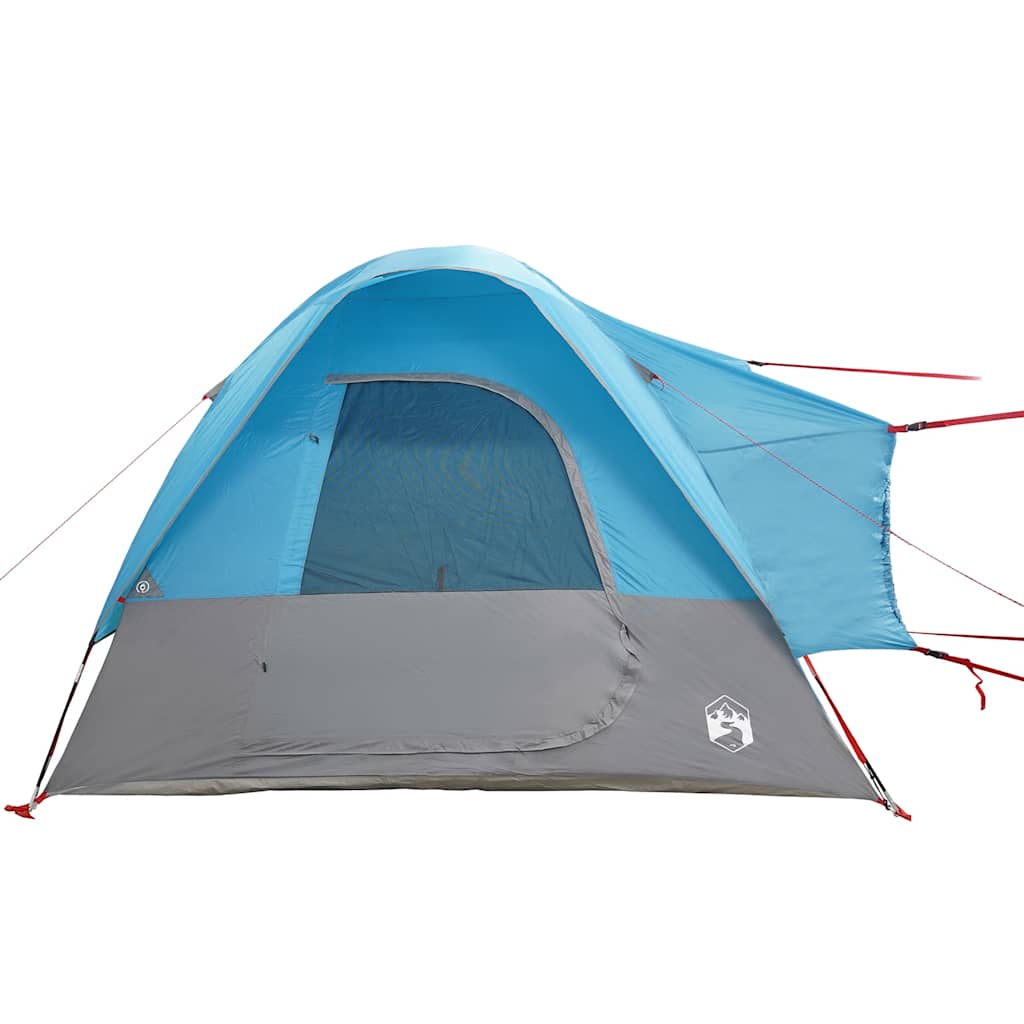 Tenda da Campeggio per Auto per 4 Persone Blu Impermeabile