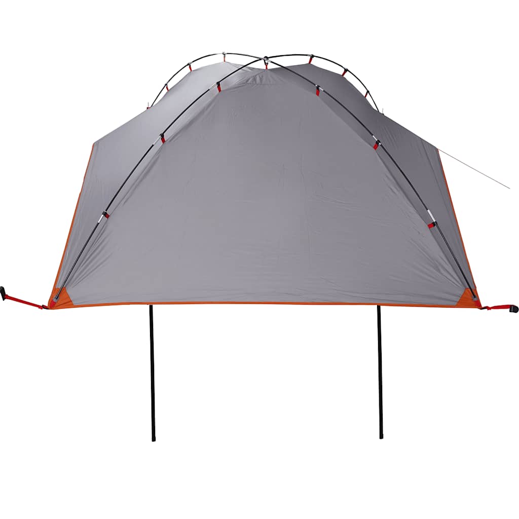Tenda da Campeggio per Auto Grigio e Arancione Impermeabile