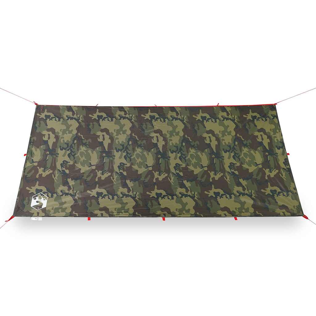 Telone da Campeggio Mimetica 366x306 cm Impermeabile