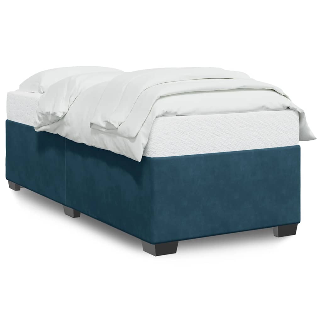 Giroletto Blu 90x190 cm in Velluto
